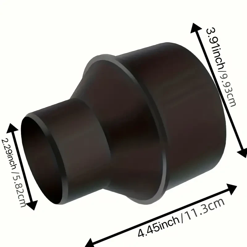 4-to-2-1/2 Inch Dust Collection Hose Adapter for Wet/Dry Vacuum