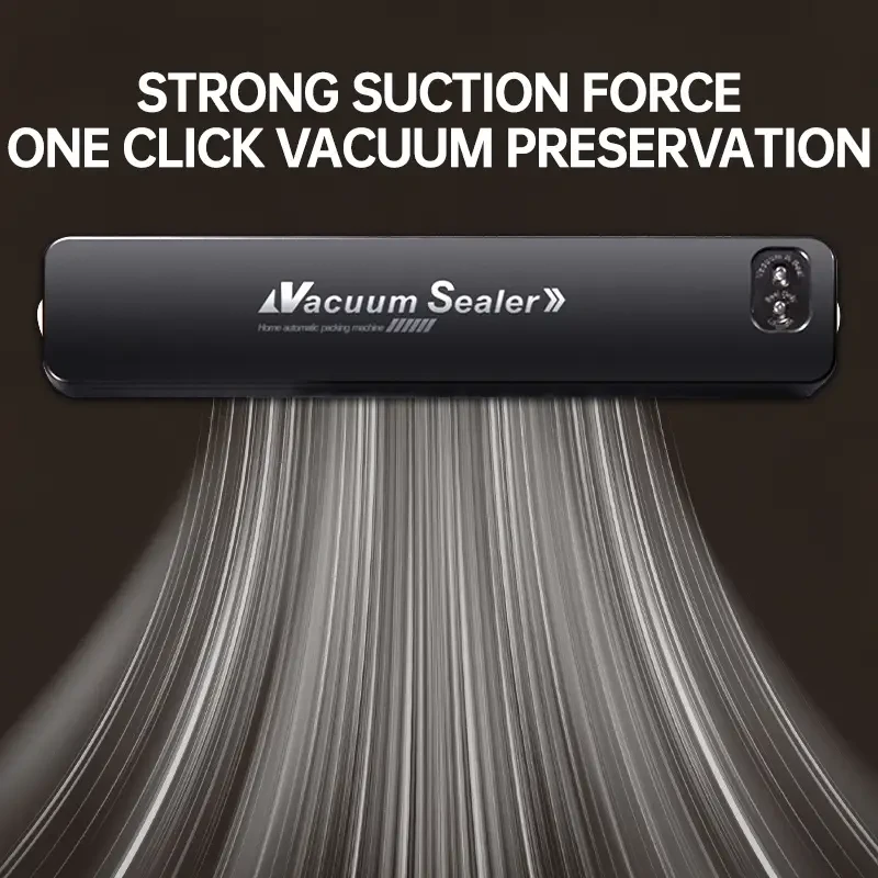 Vacuum sealer, kitchen packaging semi-automatic food bag sealer