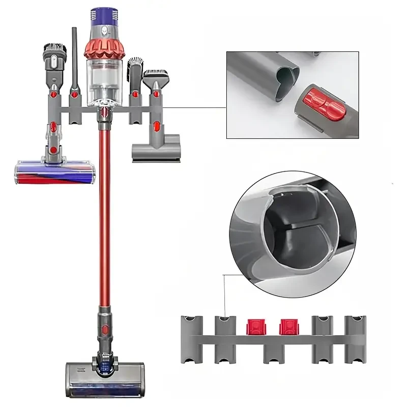 1pc Accessory Holder Attachment Organizer Compatible with Dyson V7 V8 V10 V11 Cordless Stick Vacuum Cleaner Attachment Holder Docking Station