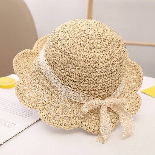 Summer Sunshade Big Brim Sun-proof Children's Straw Hat