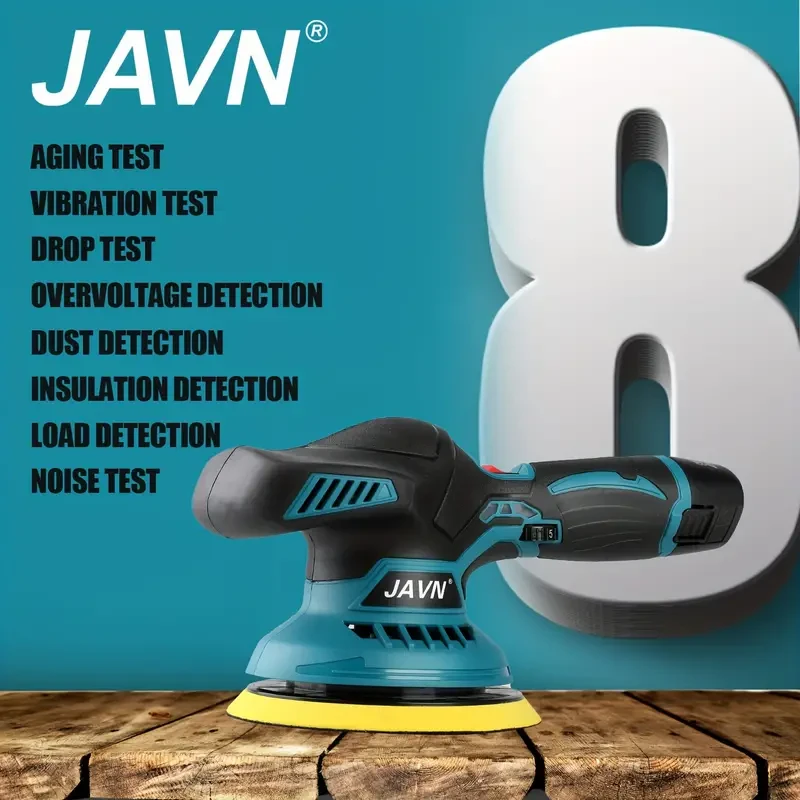 JAVN 5000RPM Cordless Mini Polisher 6 Gears Car Polishing Machine