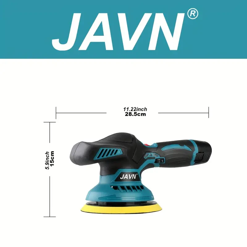 JAVN 5000RPM Cordless Mini Polisher 6 Gears Car Polishing Machine