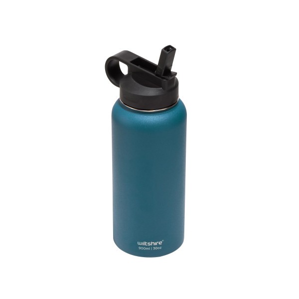 Stainless Steel Bottle Teal 900ml  - Wiltshire