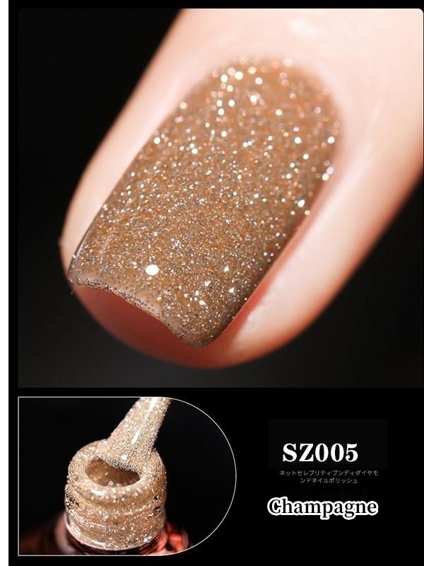 High Density Glitter Nail Gel Polish