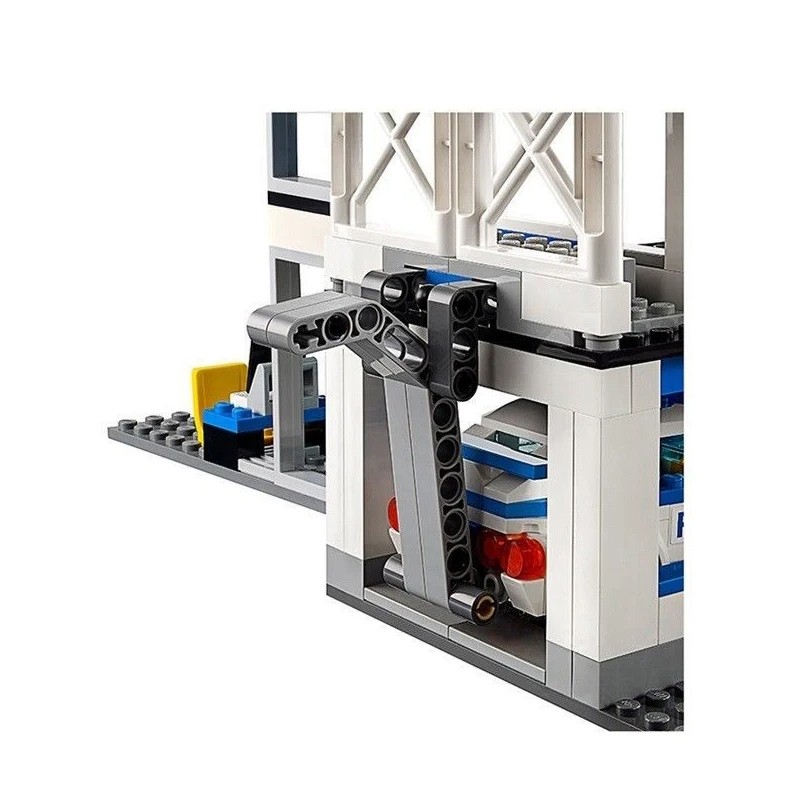 City Police Station Guard Building Blocks 60141  Helicopter, Car, SWAT Prison, Figures, Bricks Educational