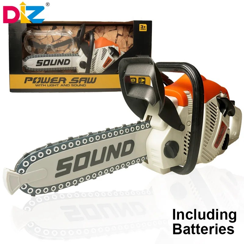 Toy Chainsaw with Goggles  Children Electric Power Chainsaw with Sound