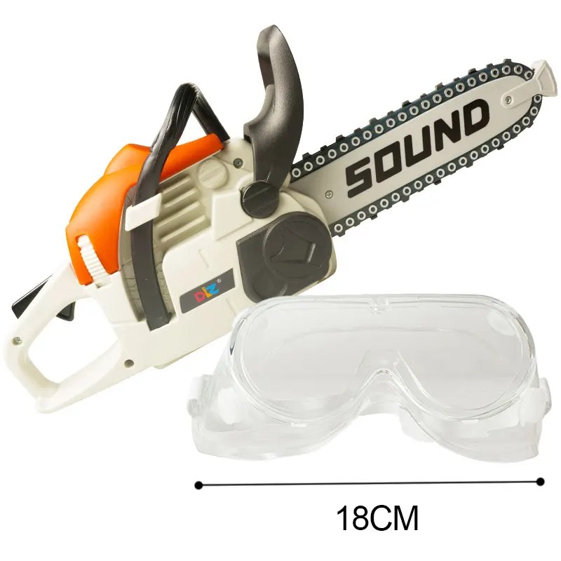 Toy Chainsaw with Goggles  Children Electric Power Chainsaw with Sound