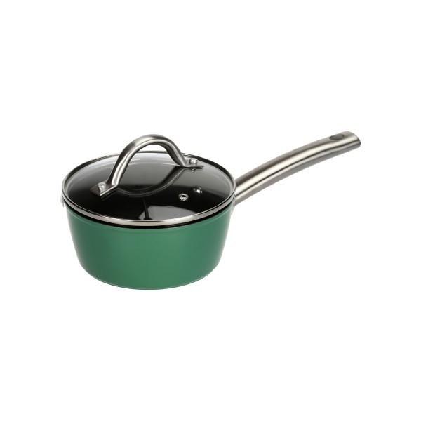 Easycook Pine Induction Saucepan 16cm|1.23l with glass lid  - Wiltshire