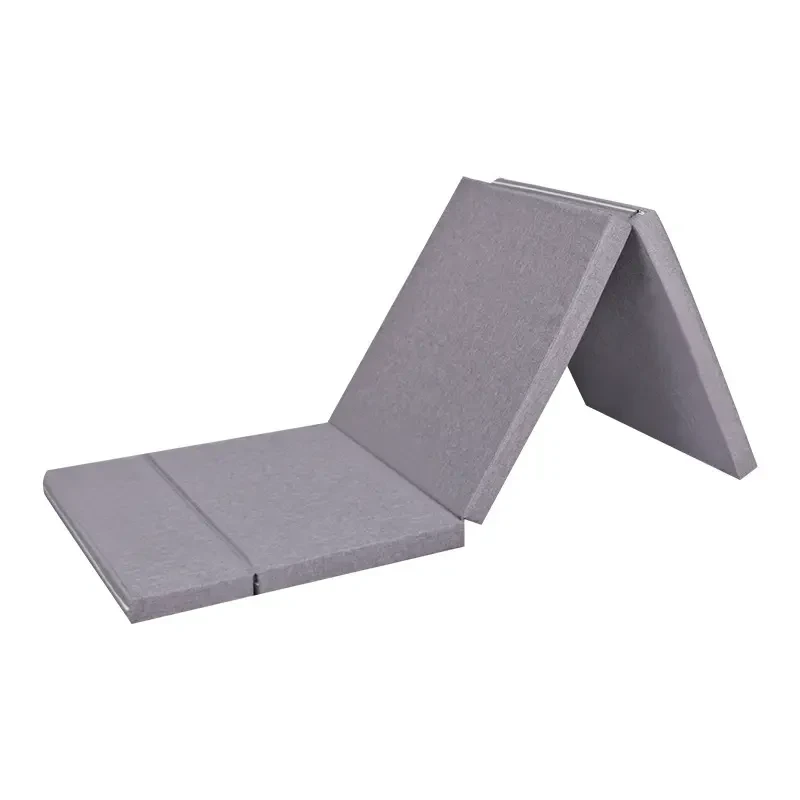 Portable Car Folding Mattress  Four-Fold Mattress for Travel, Camping, RV Use, and Outdoor Activities, Ultra-Thick Space-Saving Design