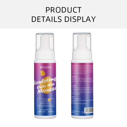 Curly Hair Mousse 200ml Anti-frizz Styling Foam Mousse