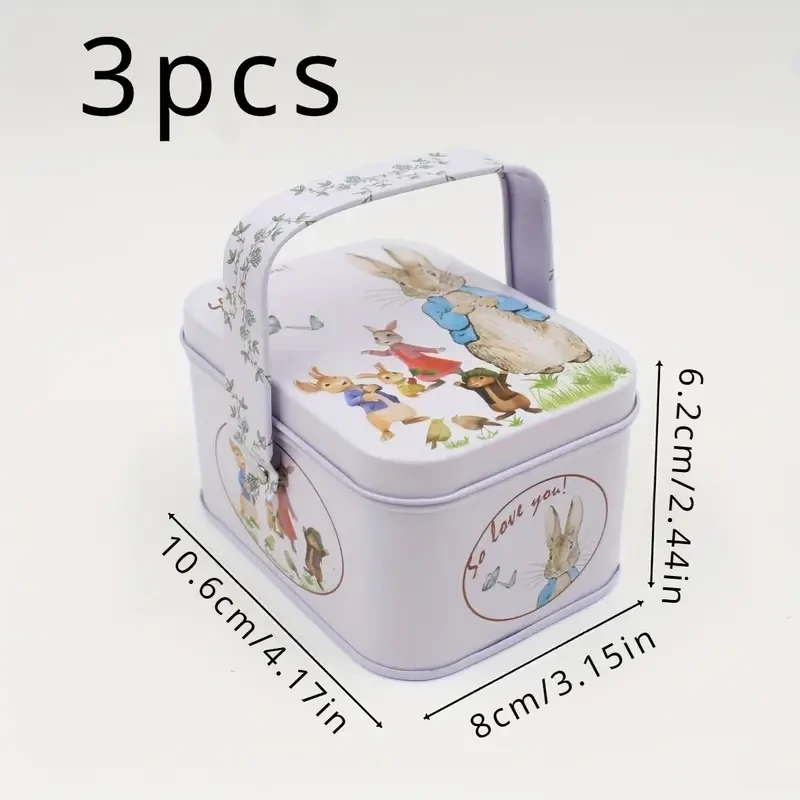 Easter Gift Storage Boxes with Handles