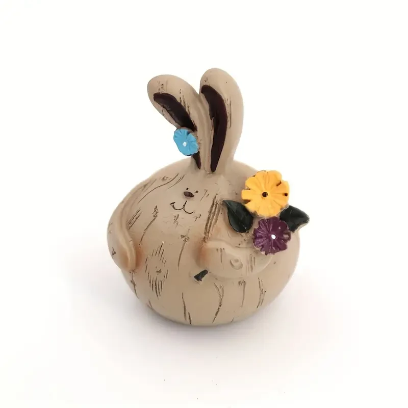 Country Style Fat Rabbit decorations Statues