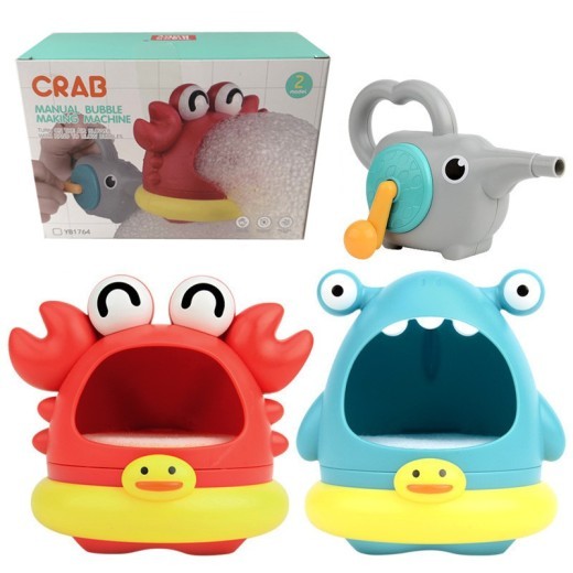 Bubble Blowing Machine Shark Bathroom Bath Toys