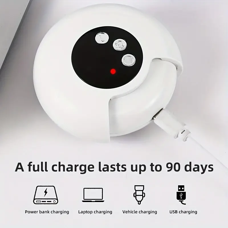 Nail Clipper & Polisher with LED Light - Lithium-Ion Battery for Home Use