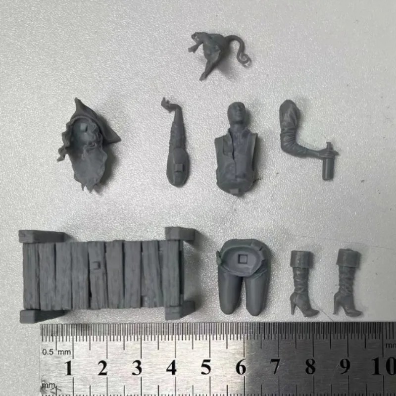 1/24 Scale Female Pirate Captain Lyra Resin Figure Assembled Model Kit