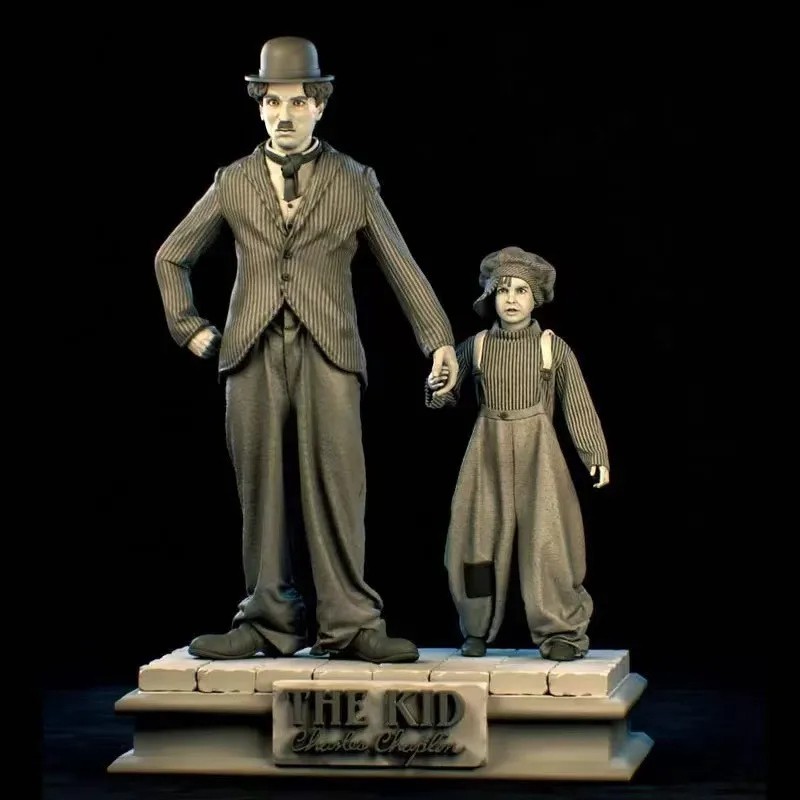 1/24 Scale Charlie Chaplin Movie Artist Resin Figure Assembled Model Kit