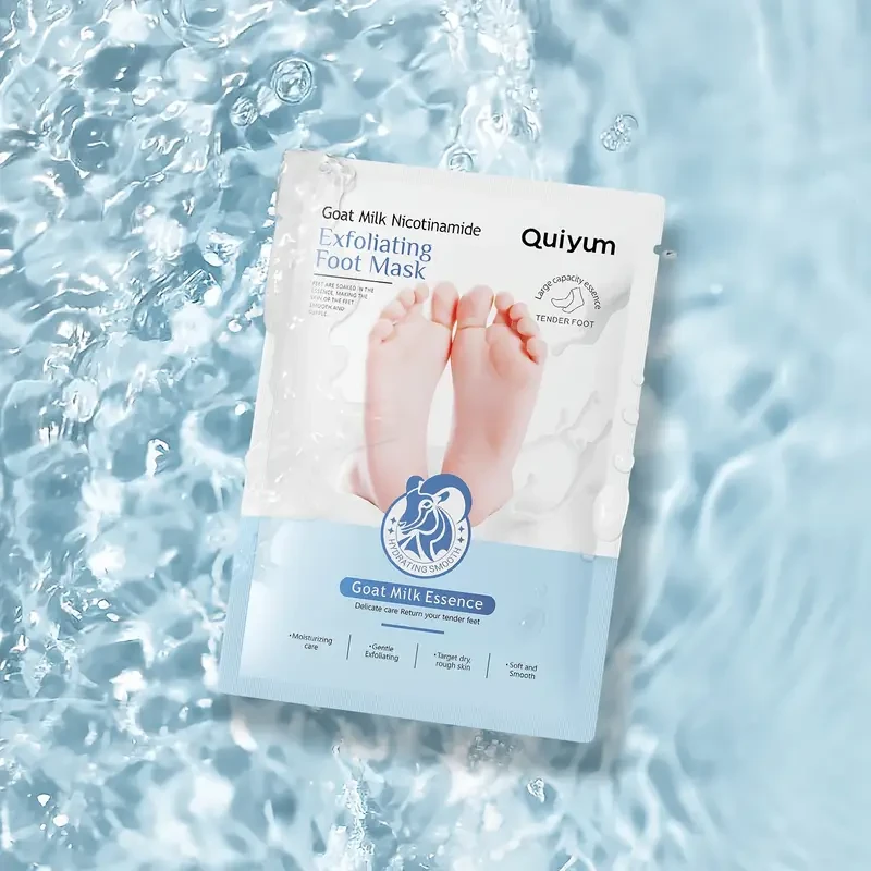 QUIYUM 20pcs Goat Milk Foot Masks