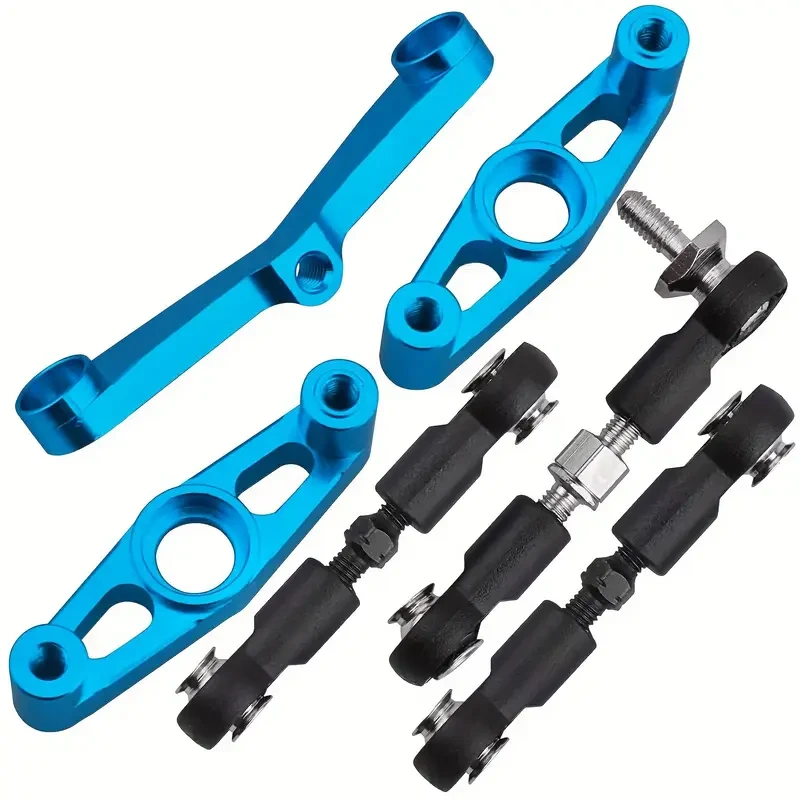 HobbyPark Premium Aluminum Alloy Steering Upgrade Kit for Tamiya TT02 RC Touring Car