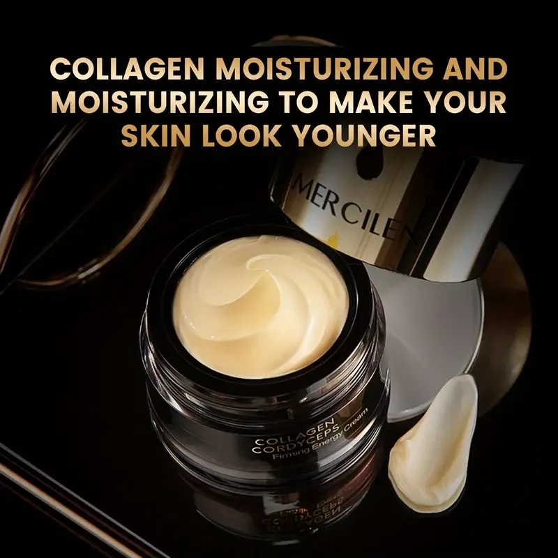 MERCILEN Collagen Hyaluronic Acid Nicotinamide Plant-Based Squalane Moisturizing Gel Cream