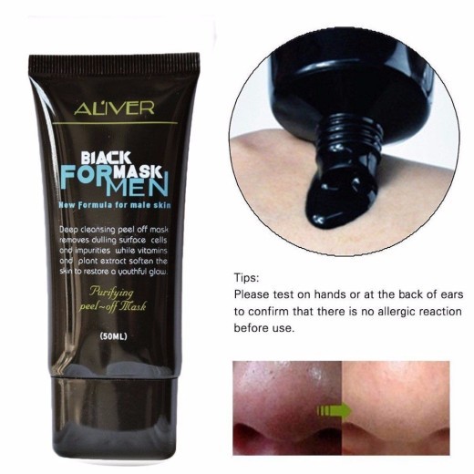 New fashion high quality Men Peel Off Mask Remove Blackhead Facial Cleansing Mask
