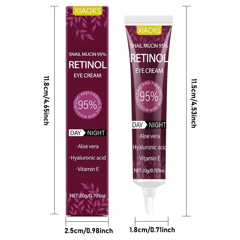 XIAOKS 20g Snail Mucin 96 Mucin Power Essence Retinol Eye Cream