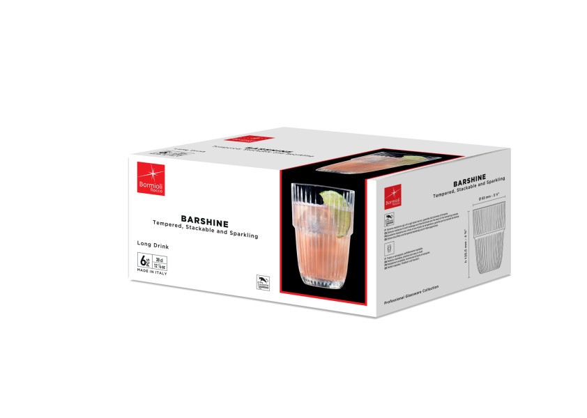 Barshine HiBall 380ml - Set 6 - Bormioli Rocco