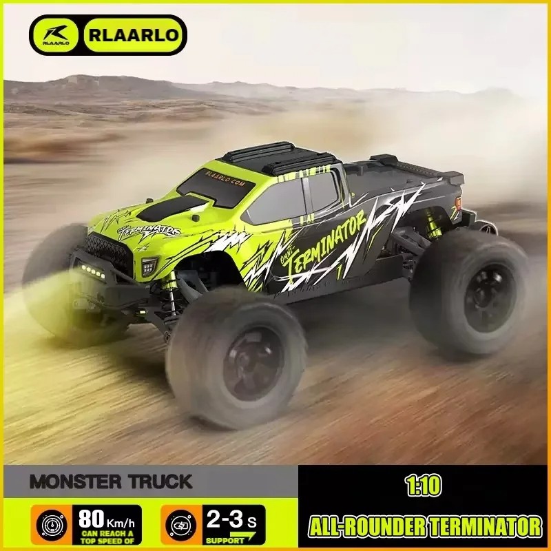 RC Cars RZ001 Monster Truck Omnipotent Terminator 4WD 1:10 Brushless Electric Off-Road RC Toy Car