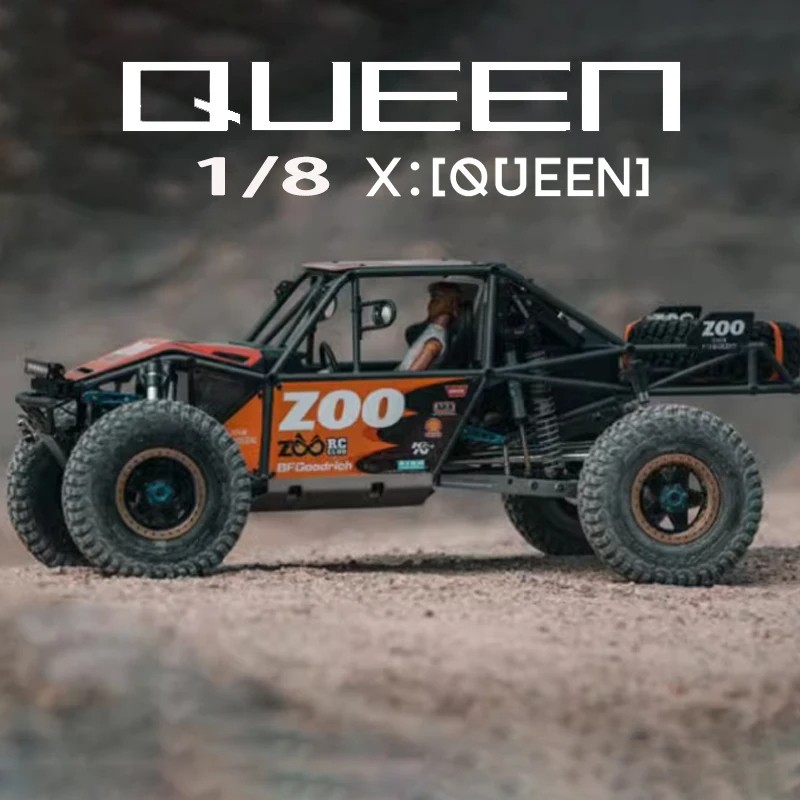 Capo U4 RC Car 1/8 Crawler RTR or KIT Model CD1582X  Remote Control Racing Vehicle with 2-Speed Transmission and Lights