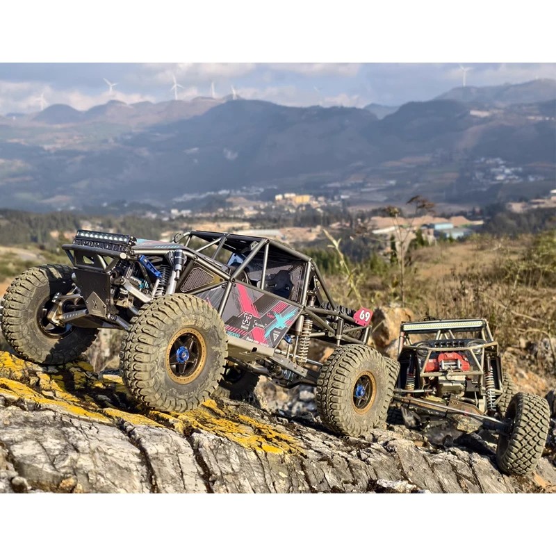 Capo U4 RC Car 1/8 Crawler RTR or KIT Model CD1582X  Remote Control Racing Vehicle with 2-Speed Transmission and Lights