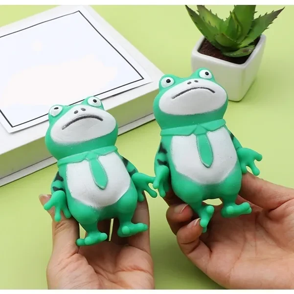 Trend Cartoon Little Frog Toy Vent Decompression Decompression Paste Toy Lonely Little Frog Doll Toy