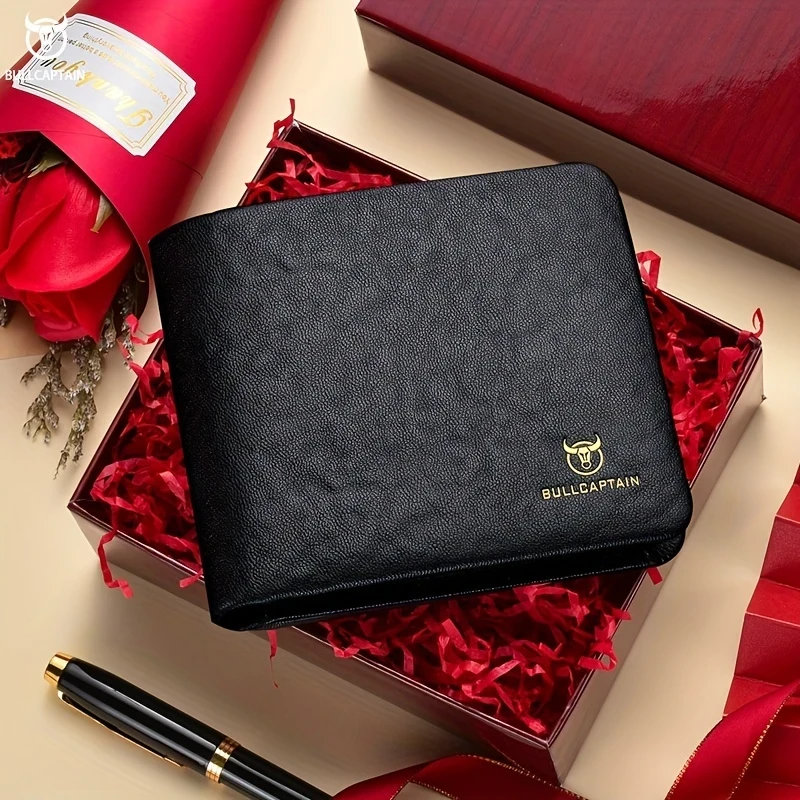 BULL CAPTAIN Genuine - Leather Men's Wallet