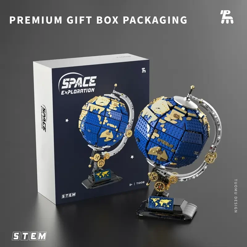 1455pcs Space Exploration Globe Puzzle