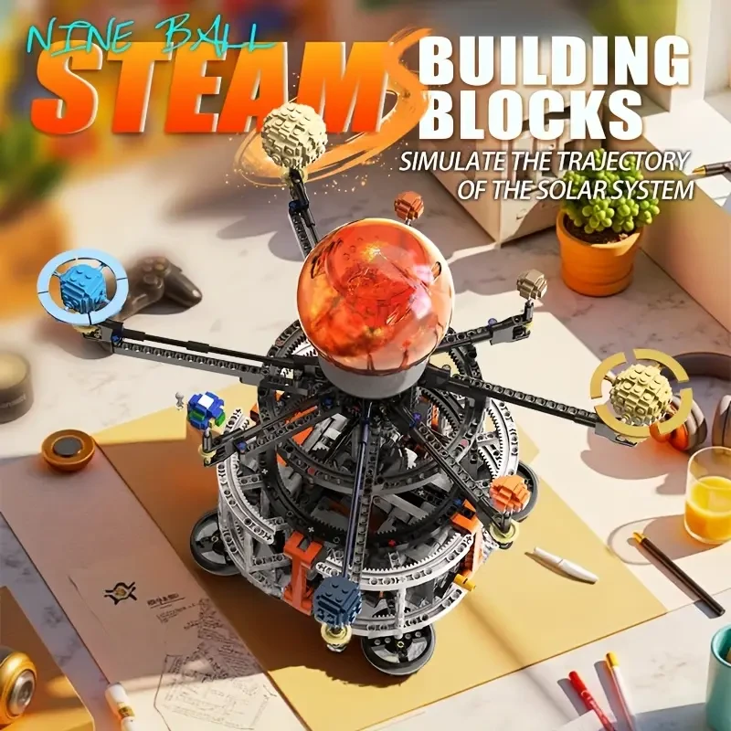 Solar System Globe Nine Ball Instrument