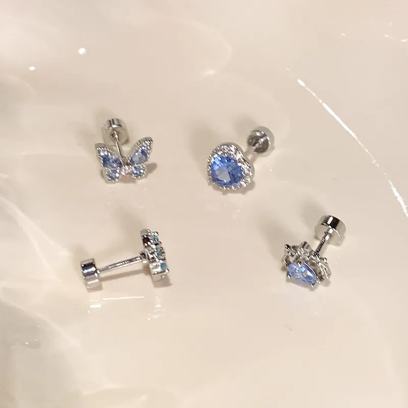 Light Luxury Minority High-grade Super Zircon Earrings