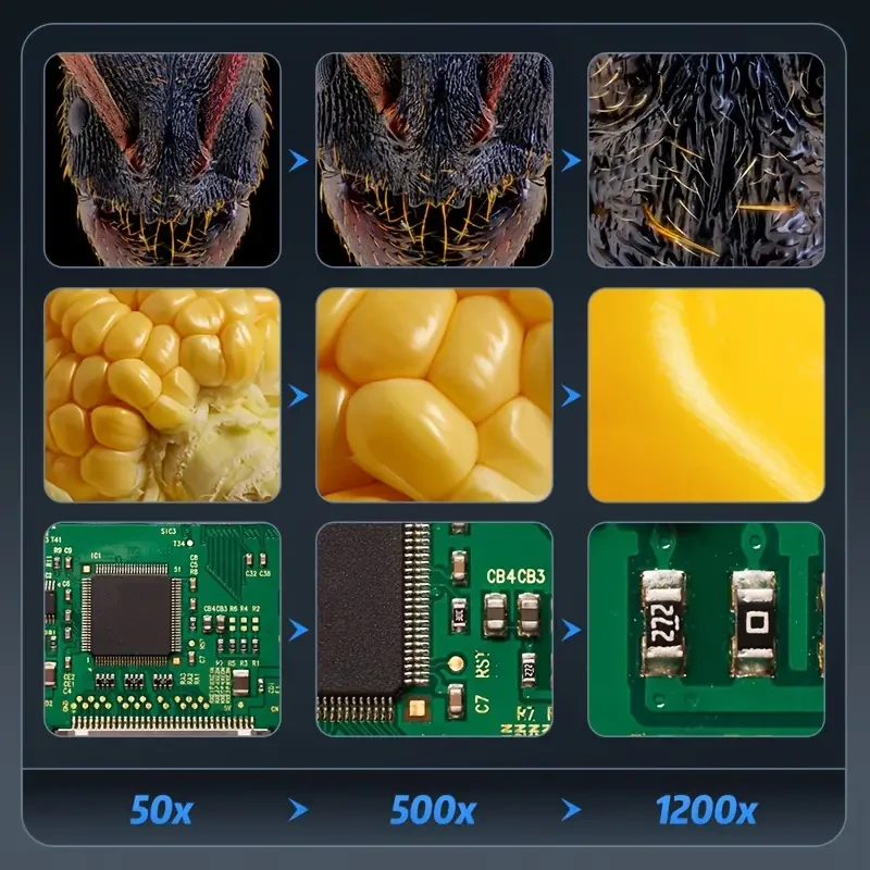 inskam Digital Microscope with 17.78cm HD LCD