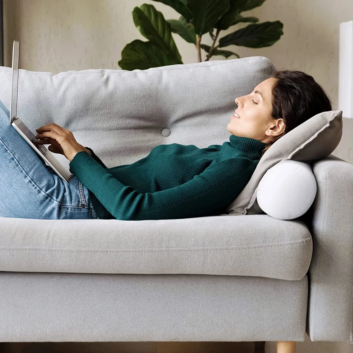 Cylindrical Beauty Cervical Candy Waist Relax Car Knee Pillow