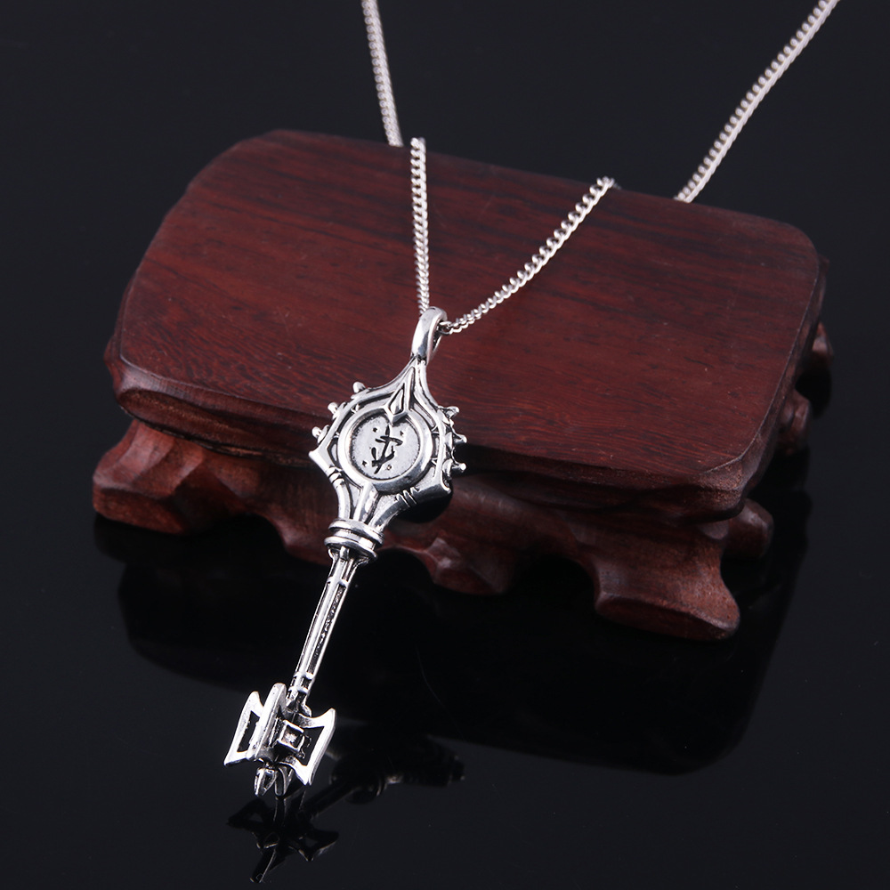 Men's Fashion 3D Alloy Pendant Necklace