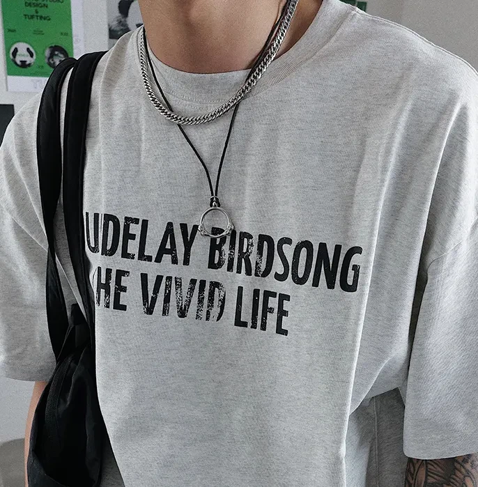 Circular Bone Pendant Leather Rope Necklace