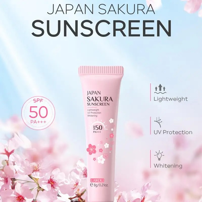 Facial and Body Sunscreen SPF 50 Whitening, Sunblock Skin Protective Cream with Anti-Aging