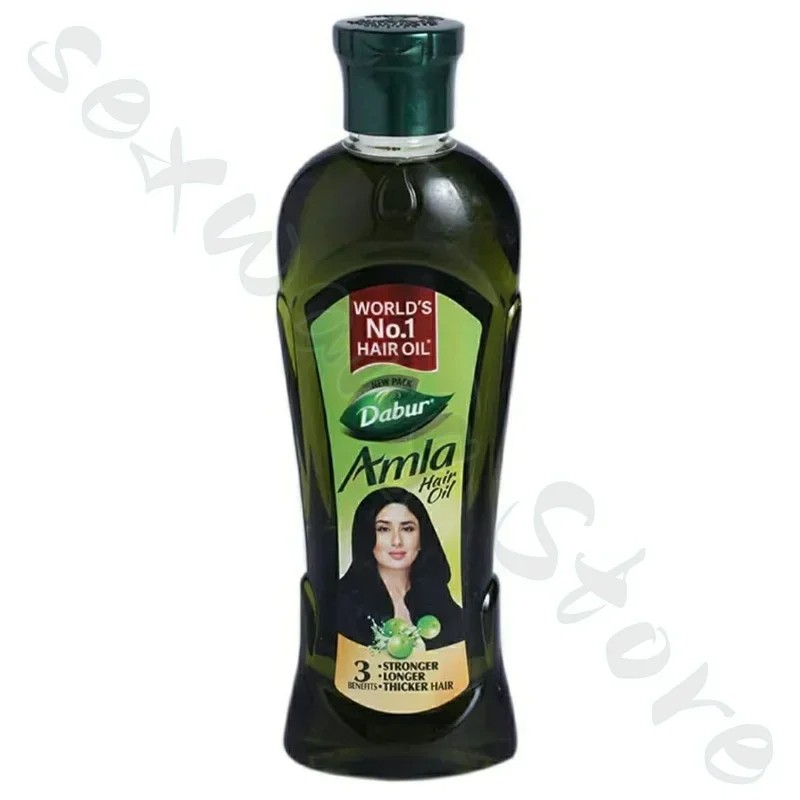Dabur Amla Hair Oil  Nourishing Indian Gooseberry Oil for Black, Smooth, and Healthy Hair, 180ml