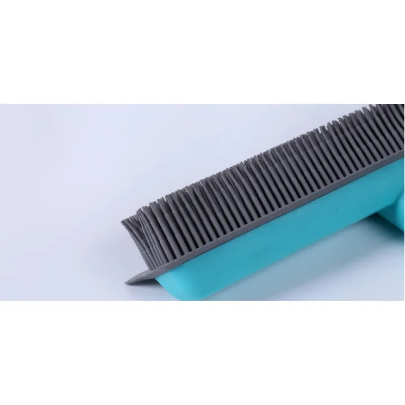 New Extra Long Handle Rubber Bristles Sweeper Squeegee for Pet Cat Dog Hair Fur Broom