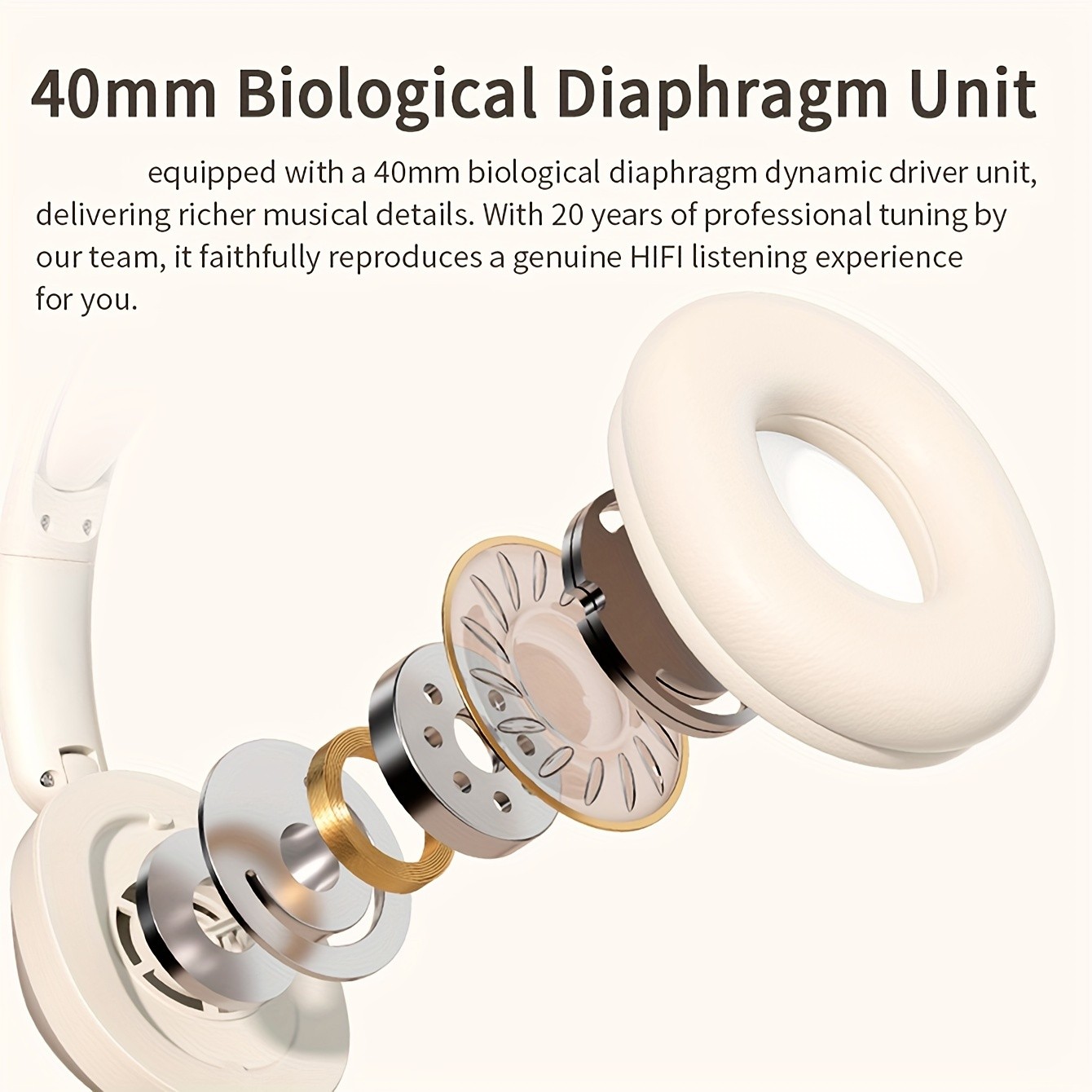 New Wireless Headset Headphone Stereo Noise Cancelling, Long Battery Life, E-sports Gaming Headset, Foldable Headphones Perfect Gift for Friends