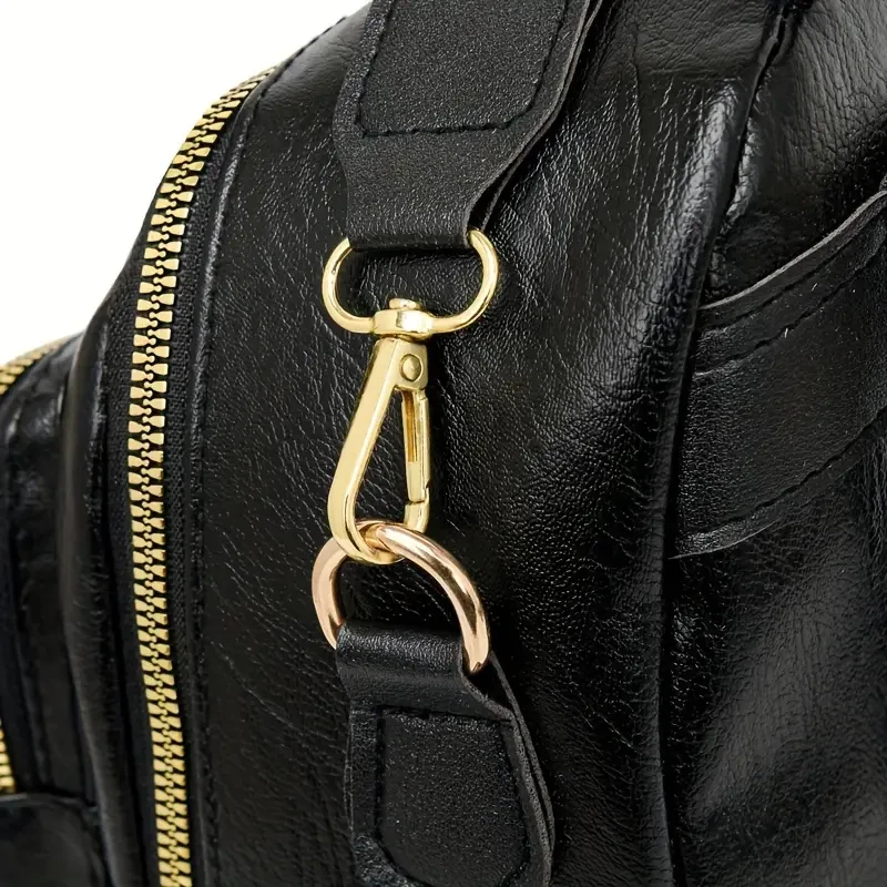 Sequin Embellished Adjustable PU Backpack for Women