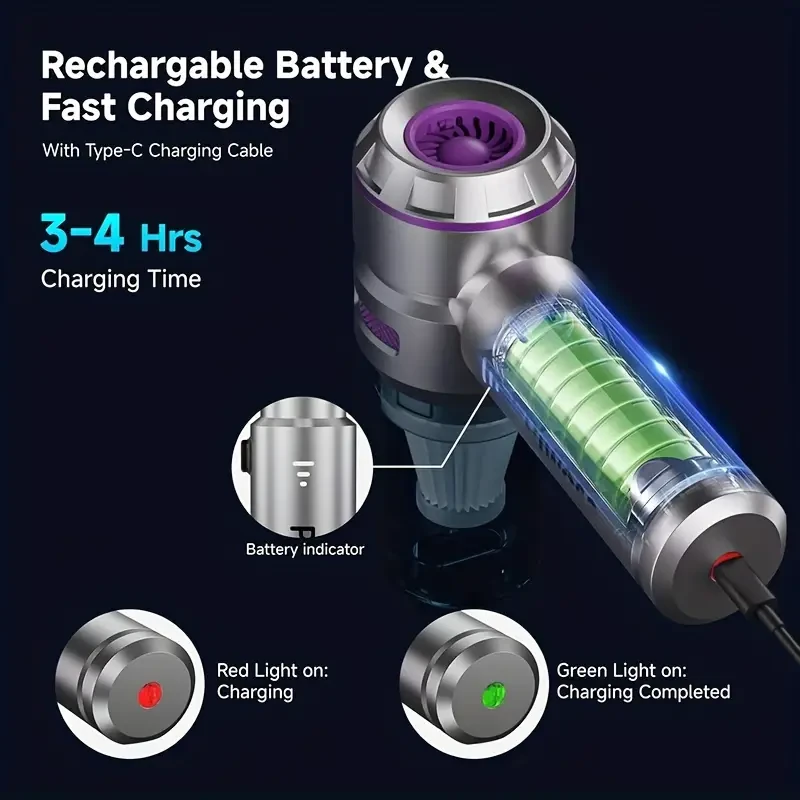 QILIEASY 100W High Power Brushless Vacuum Cleaner