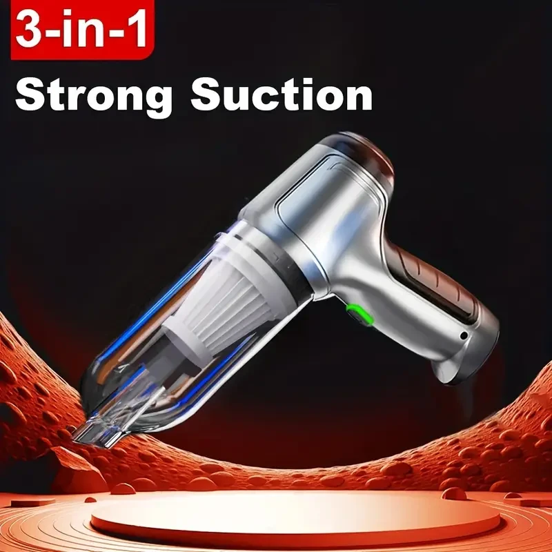 QILIEASY 3-in-1 Strong Suction Handheld Vacuum Cleaner