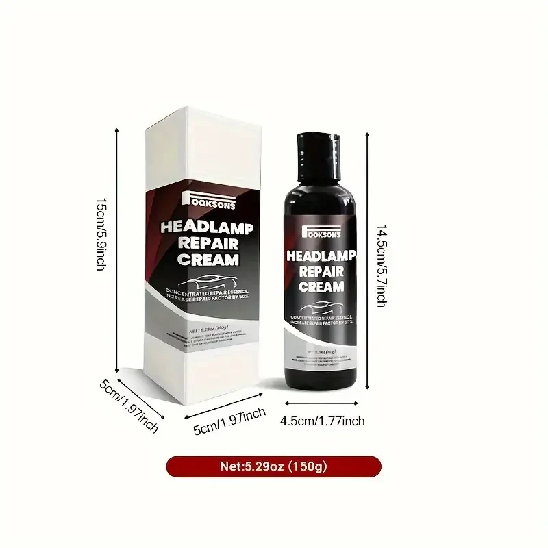 Ultimate Car Headlight Restoration Kit - Crystal Clear Coating & Polishing Solution