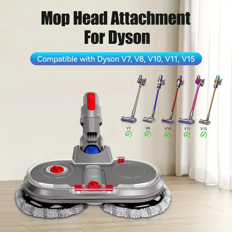 Electric Mop Head Brush for Dyson V7 V8 V10 V11 V15 Vacuum Cleaner