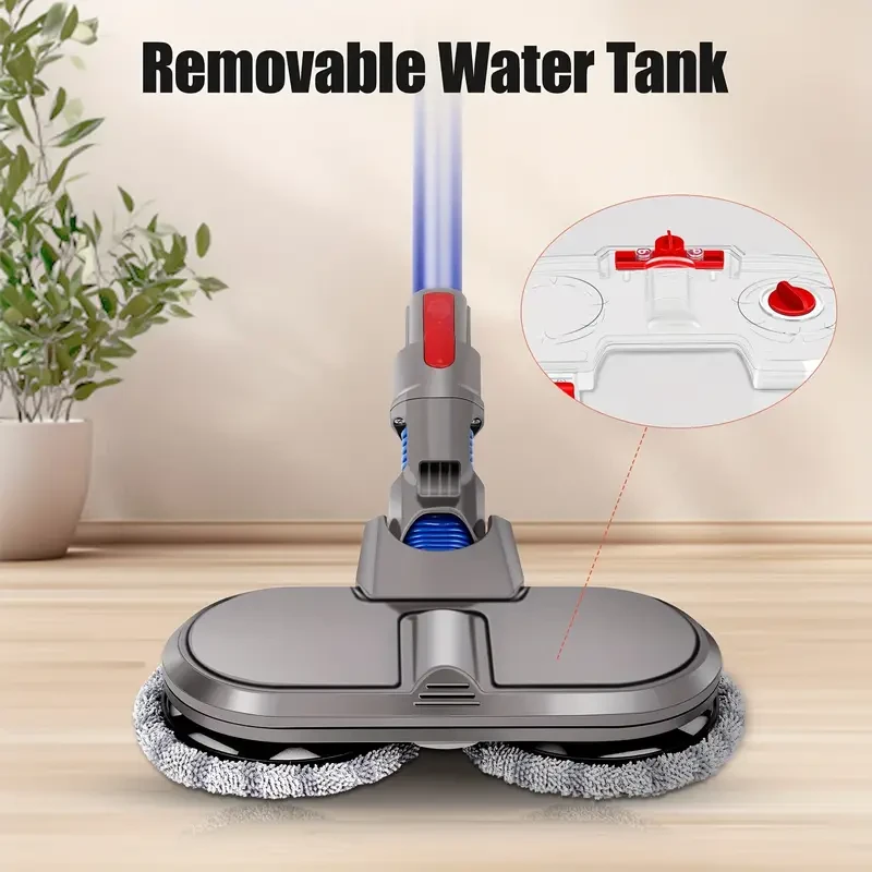 Electric Mop Head Brush for Dyson V7 V8 V10 V11 V15 Vacuum Cleaner