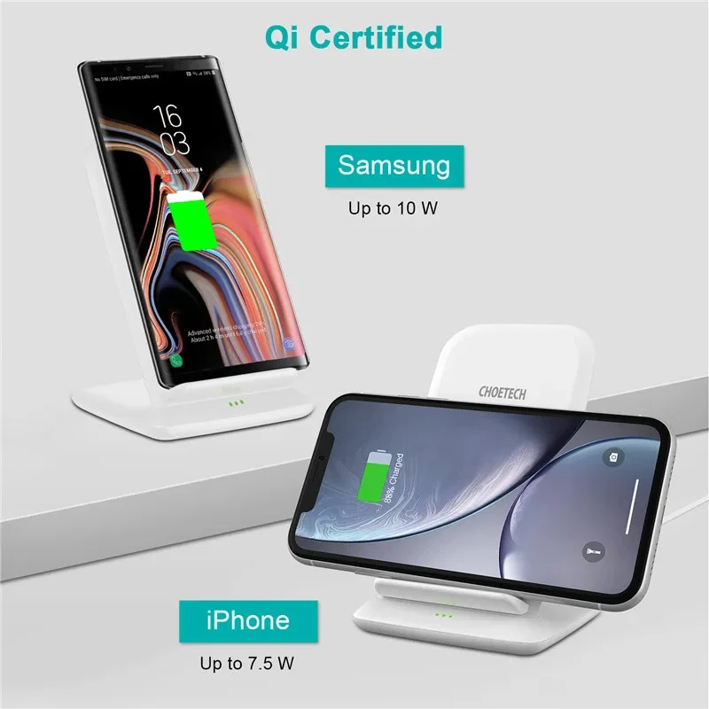 Android Mobile Phone Horizontal And Vertical Desktop Wireless Charger