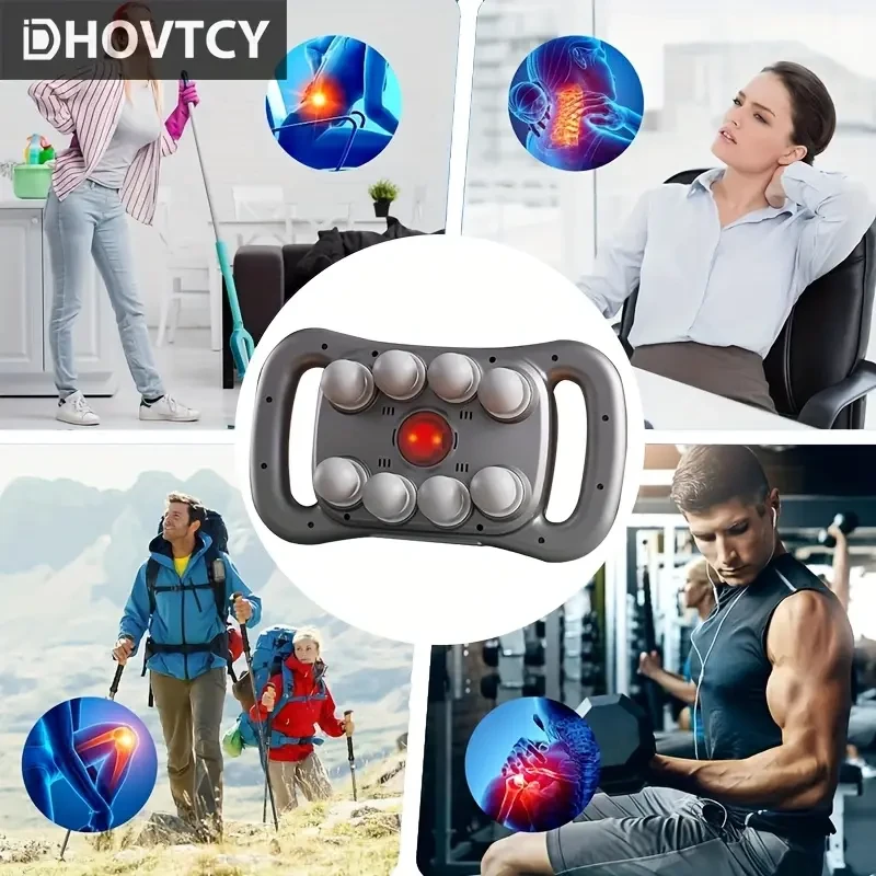 DHovtcy 8-Head Massage Gun